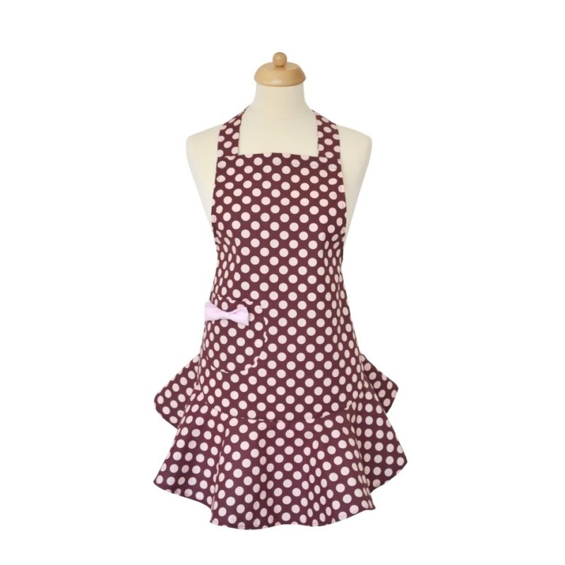 Šik v kuchyni Dámská zástěra hnědá