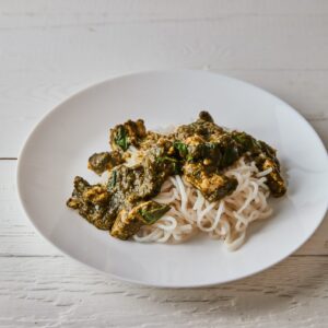 Kuřecí na špenátovém pyré – hotový pokrm (1 porce)