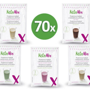 KetoMix Jednoporcové koktejly na 2 týdny | 70 porcí