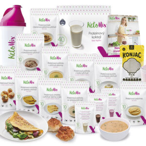 KetoMix Ketonová dieta na 4 týdny (140 porcí) 5510g 1. příchuť koktejlu: malina