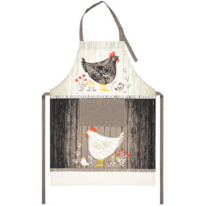 HOME ELEMENTS Kuchyňská zástěra Slepičky
