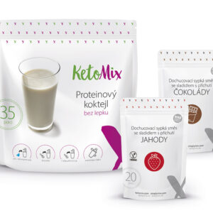 Proteinový koktejl KetoMix 1050 g (35 porcí) 1. příchuť koktejlu: banán