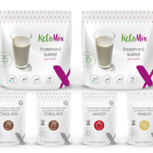 KetoMix Proteinový koktejl na 2 týdny - čokoláda