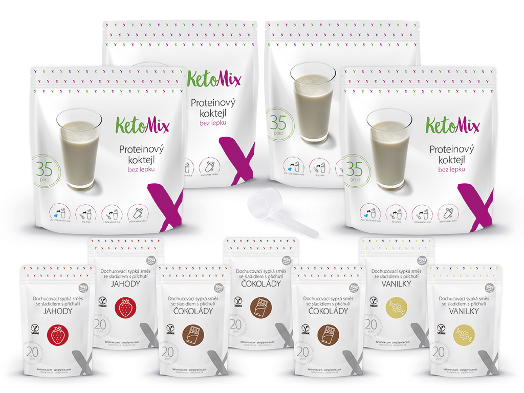 KetoMix Proteinový koktejl na 4 týdny | 140 porcí