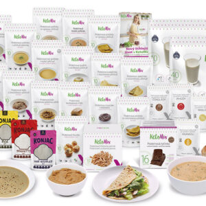 KetoMix Ketonová dieta na 10 týdnů pro 1. a 2. fázi (266 porcí) 1. příchuť koktejlu: banán