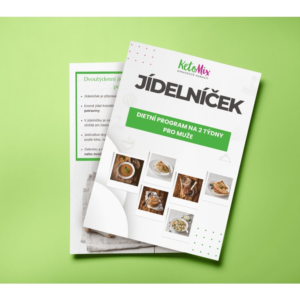 KetoMix Jídelníček k Dietnímu programu na 2 týdny pro muže