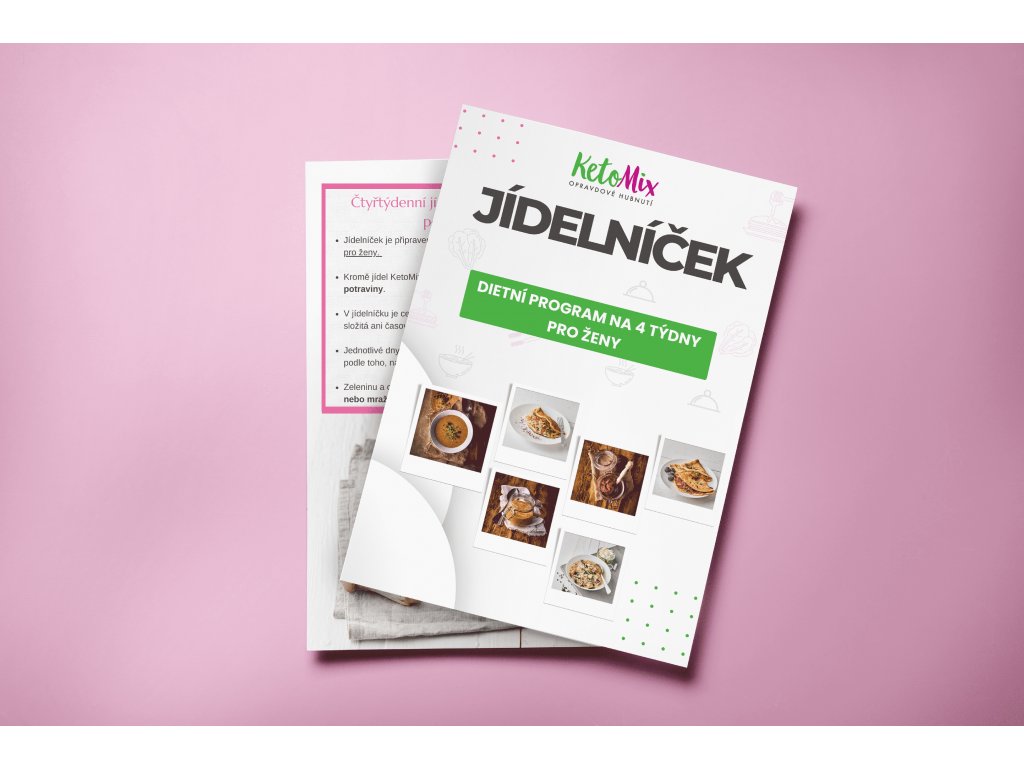 Jídelníček k Dietnímu programu na 4 týdny pro ženy