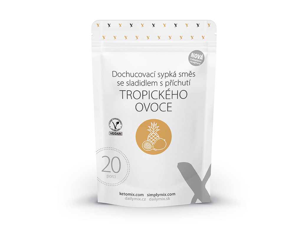 KetoMix Dochucovací směs nové generace s příchutí tropického ovoce (20 porcí)