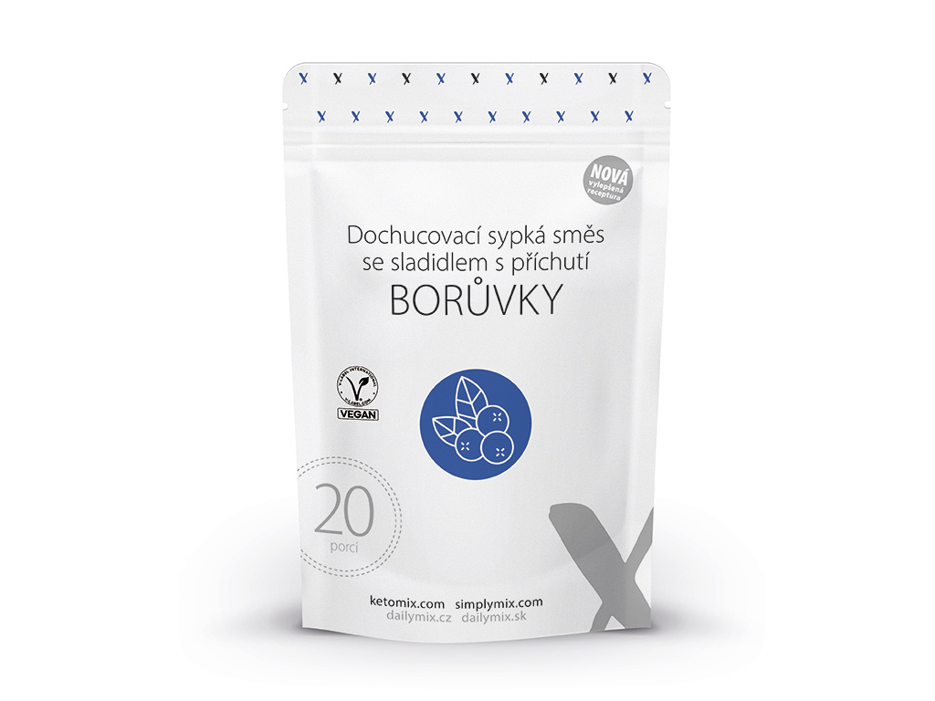 KetoMix Dochucovací směs nové generace s příchutí borůvky (20 porcí)