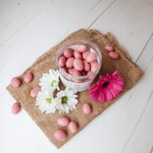 KetoMix Mandle v bílé čokoládě s malinami | 23 porcí