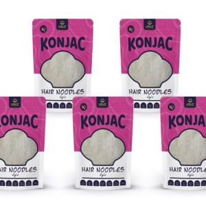 USUI Konjakové vlasové nudle bez sacharidů 4+1 | 5 x 270 g