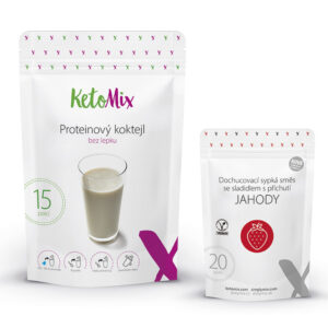 KetoMix Proteinový koktejl (15 porcí) 450 g 1. příchuť koktejlu: banán