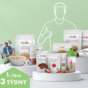 KetoMix Ketonová dieta na 3 týdny pro muže | 105 porcí