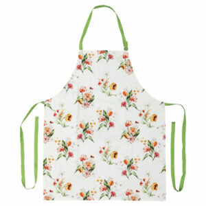 Kuchyňská zástěra Pivoňky v barvách pozdního léta