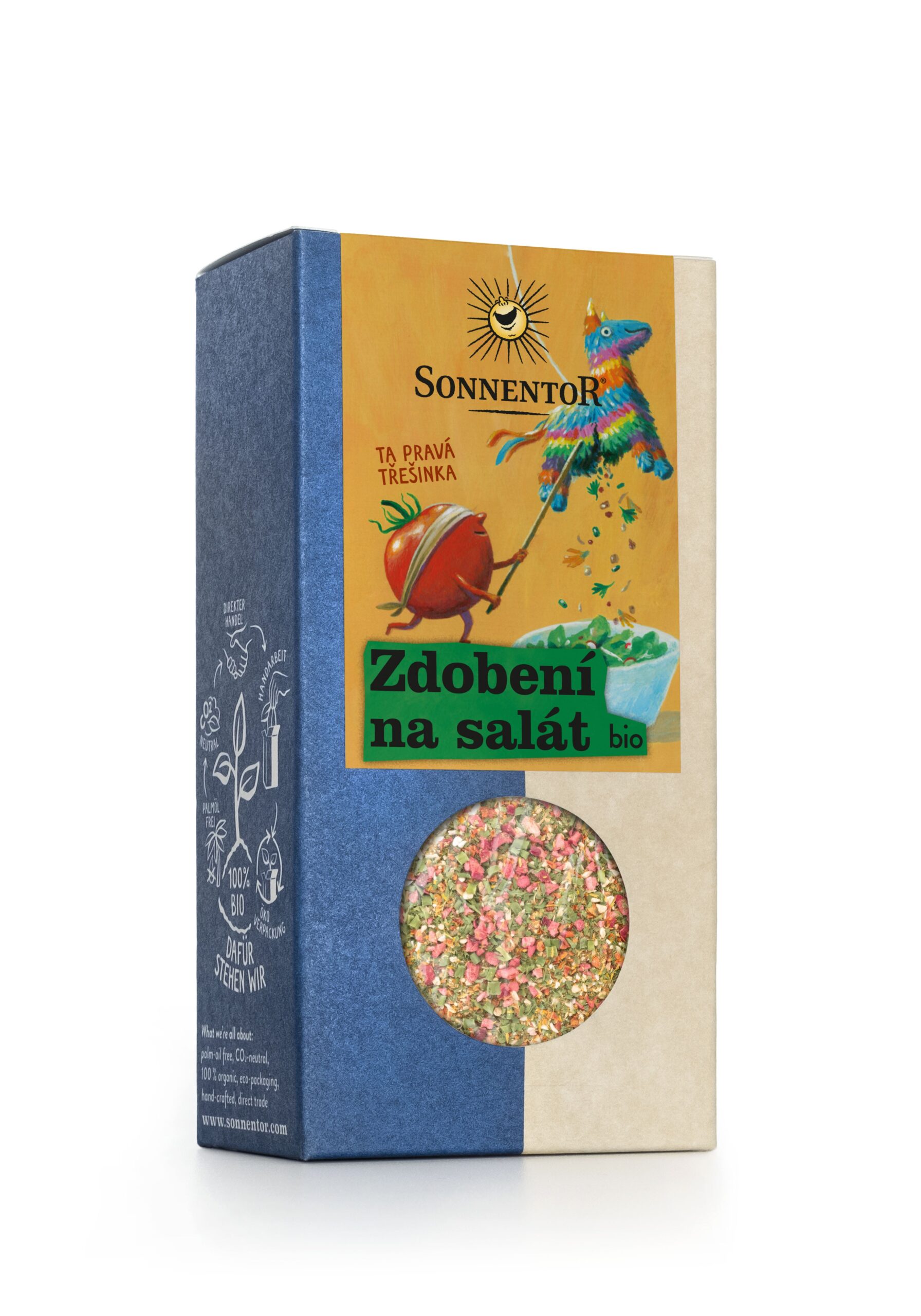 Sonnentor Kořenící směs Zdobení na salát BIO (30 g) - barevné koření bio klikvou