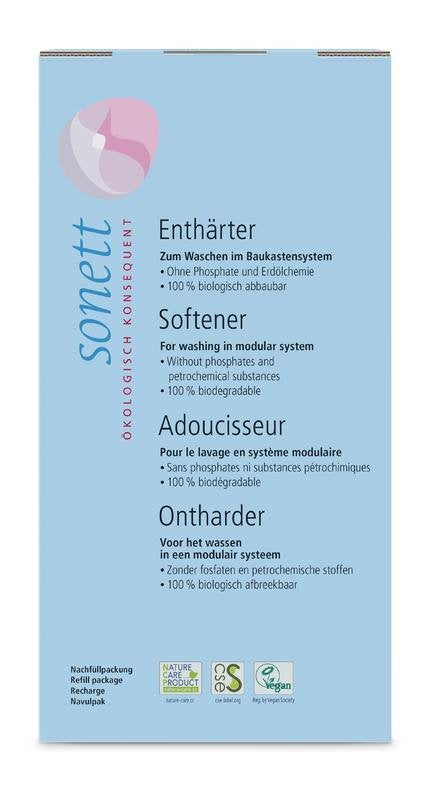 Sonett Změkčovač vody - 1 kg - pro účinné praní v tvrdé vodě