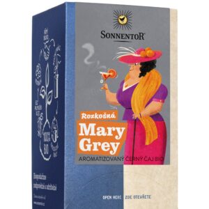 Sonnentor Černý čaj aromatizovaný Rozkošná Mary Grey BIO - nálev. sáčky (18 x 1