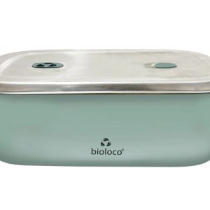 Bioloco Nerezový svačinový box (800 ml) - Mint - lehký