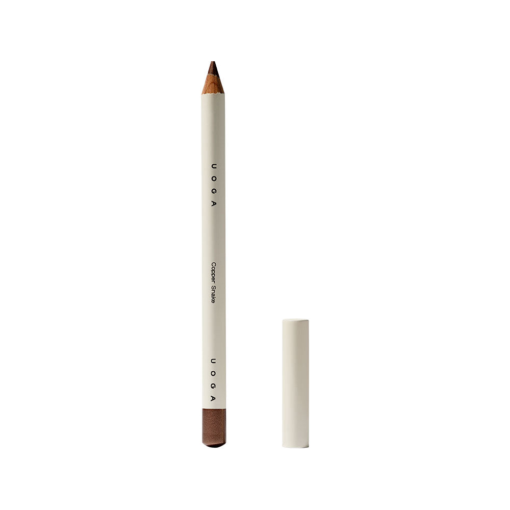Uoga Uoga Měkká tužka na oči BIO - 852 Copper Snake - Světle hnědá perleťová - 4 odstíny