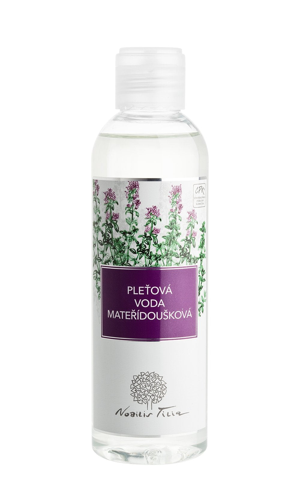 Nobilis Tilia Pleťová voda mateřídoušková - 200 ml - vhodná pro mastnou a smíšenou pleť