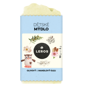 LEROS Dětské mýdlo (90 g) - s olivovým a mandlovým olejem