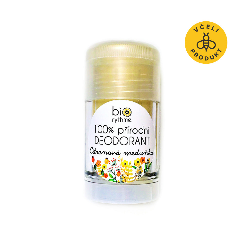 Biorythme Tuhý deodorant Citronová meduňka - 30 g - svěží bylinno-citrusová vůně