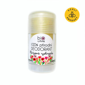 Biorythme Tuhý deodorant Růžová zahrada - 30 g - květinová ženská vůně