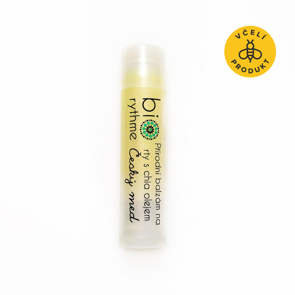 Biorythme Balzám na rty s chia olejem - Český med - bez vůně (4