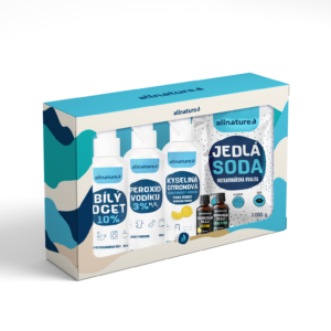 Allnature Dárková startovací sada na úklid (6 ks) - zvýhodněná sada úklidových pomocníků