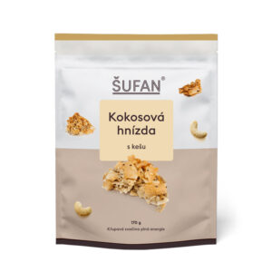 Šufan Kokosová hnízda s kešu (170 g) - křupavá lahodná svačinka