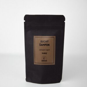 Haaro Naturo Suchý šampon HNĚDÝ - náhradní náplň (50 g) - pro světle až středně hnědé vlasy