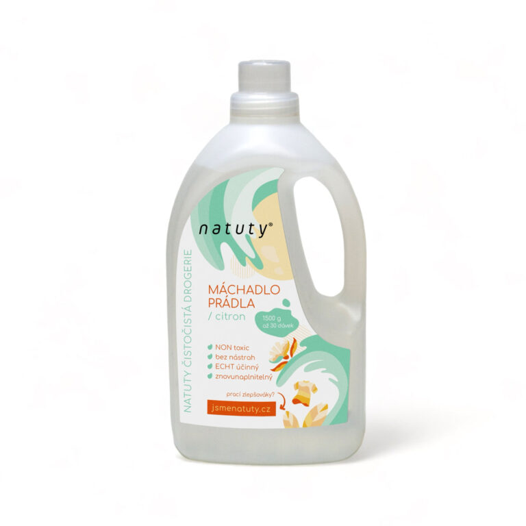 Natuty Máchadlo prádla s vůní citronu – 1.5 l