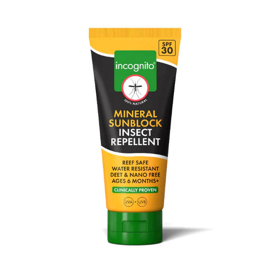 Incognito Opalovací minerální krém SPF 30 (100 ml) - nevoní obtížnému hmyzu