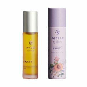 Kvitok Senses Roll-on olejový parfém Fruity (10 ml) - s vůní malin