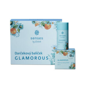 Kvitok Senses Dárková sada Glamorous - šlehané máslo a tuhý deodorant