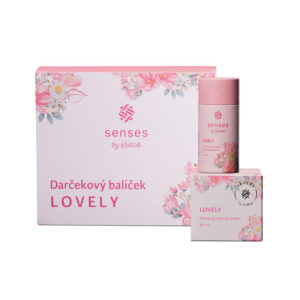 Kvitok Senses Dárková sada Lovely - šlehané máslo a tuhý deodorant