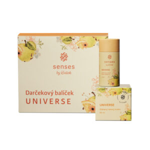 Kvitok Senses Dárková sada Universe - šlehané máslo a tuhý deodorant