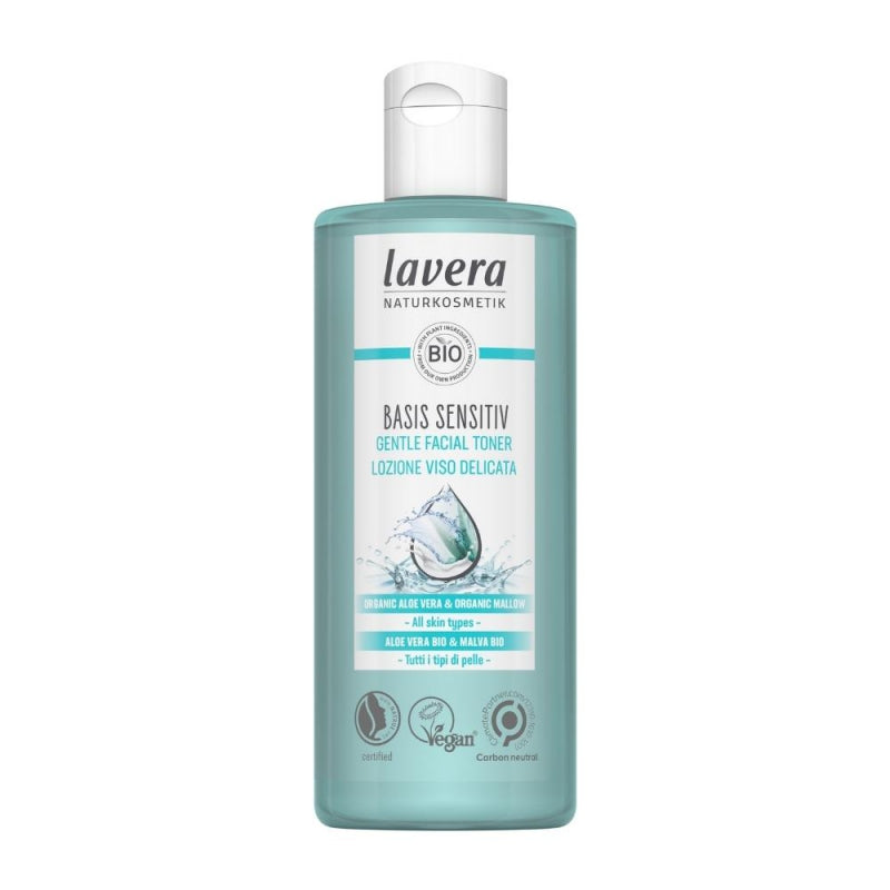 Lavera Basis Sensitive Jemná hydratační pleťová voda s Aloe vera (200 ml) - pro všechny typy pletí