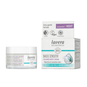 Lavera Basis Sensitive Zklidňující hydratační krém bez parfemace - noční (50 ml) - pro citlivou pleť