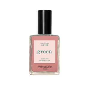 Manucurist Green schnoucí lak na nehty - Old Rose (15 ml) - decentní starorůžová barva