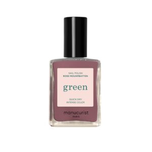 Manucurist Green schnoucí lak na nehty - Rose Mountbatten (15 ml) - růžová s šedohnědými podtóny
