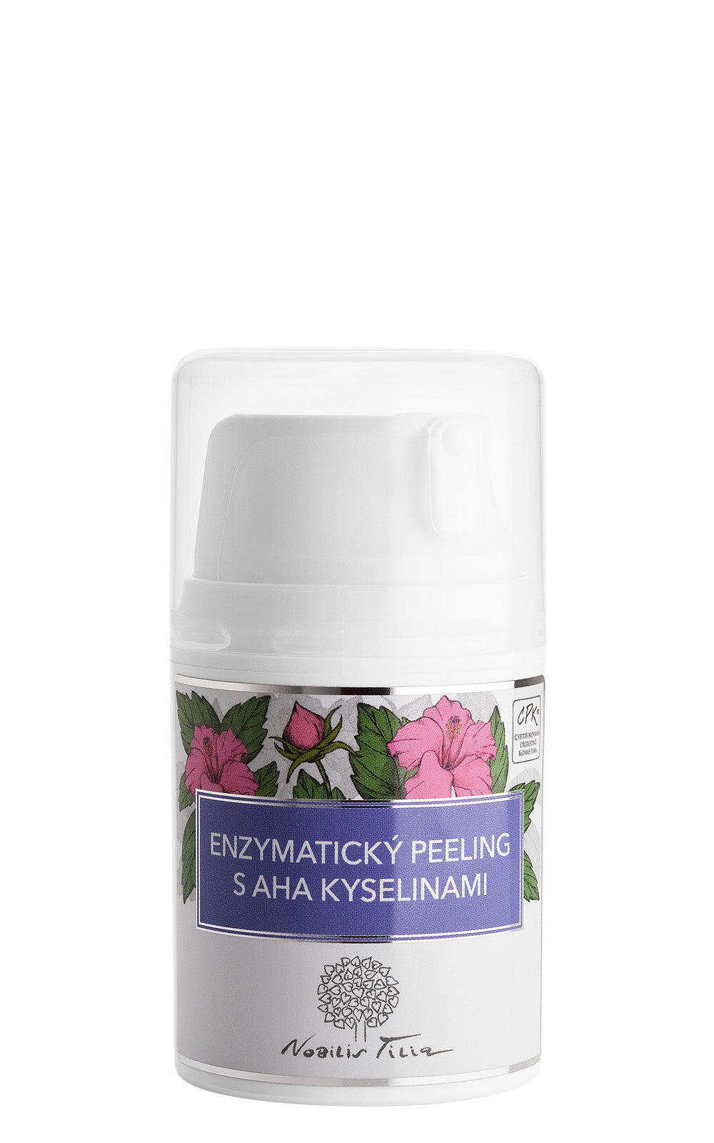 Nobilis Tilia Enzymatický peeling s AHA kyselinami (50 ml) - bez drsných abrazivních částic