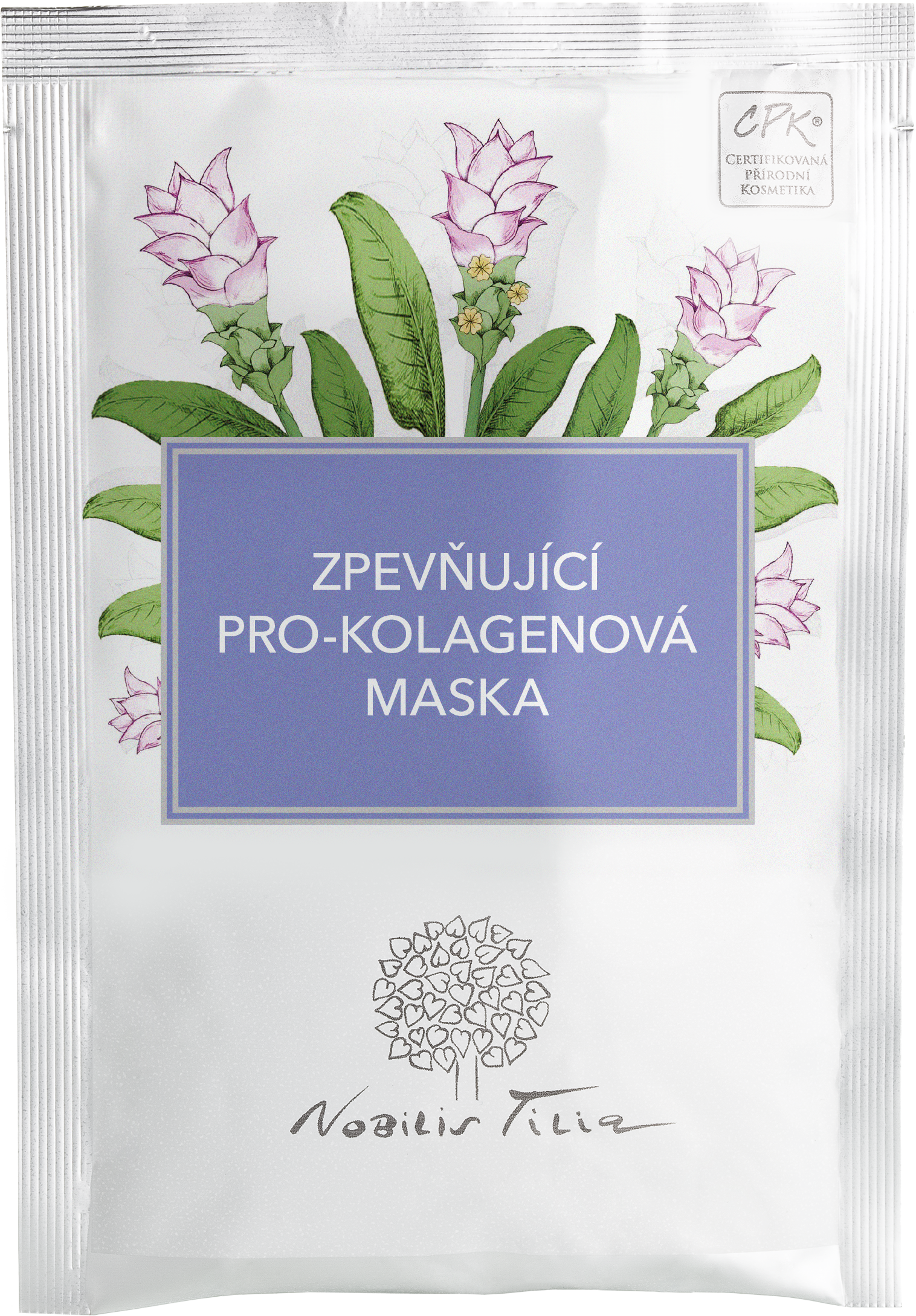 Nobilis Tilia Slupovací pro-kolagenová maska zpevňující - 1 ks (25 g) - vypíná a tonizuje pleť