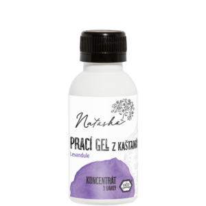 Natasha Prací gel z kaštanů Levandule - koncentrát - 100 ml - 33 pracích dávek v 500 ml