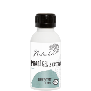 Natasha Prací gel z kaštanů Sport - koncentrát - 100 ml - 33 pracích dávek v 500 ml