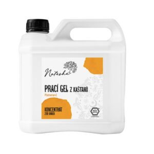 Natasha Prací gel z kaštanů Pomeranč - koncentrát - 3 l - 33 pracích dávek v 500 ml