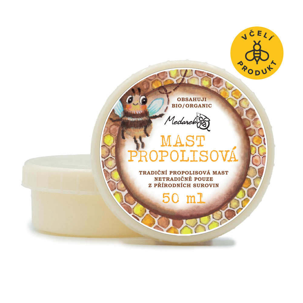 Medarek Propolisová mast - 50 ml - promastí a regeneruje