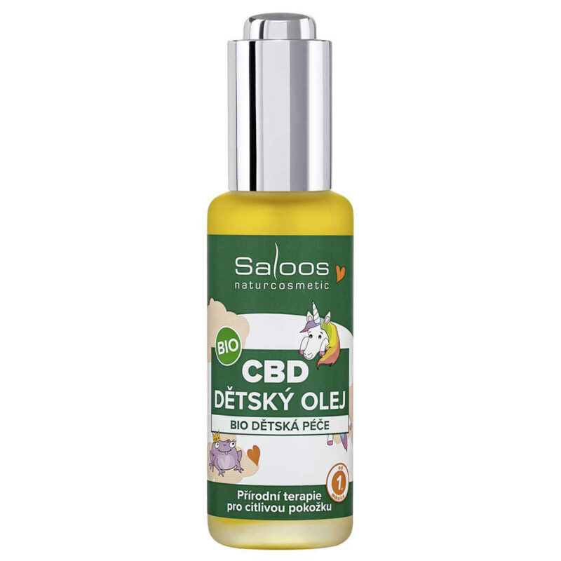 Saloos Zklidňující dětský olej s konopím BIO (50 ml) - na opruzeniny