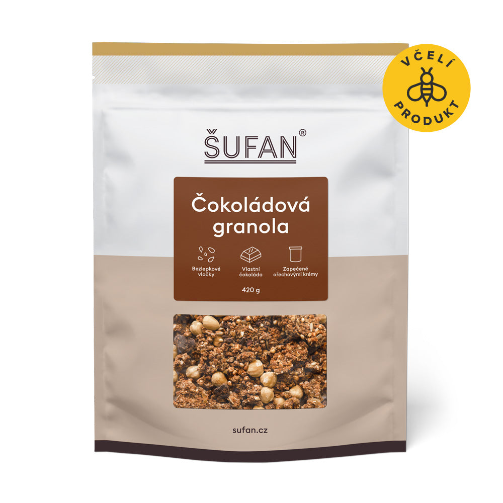 Šufan Granola čokoládová (sáček 500 g) - bez lepku