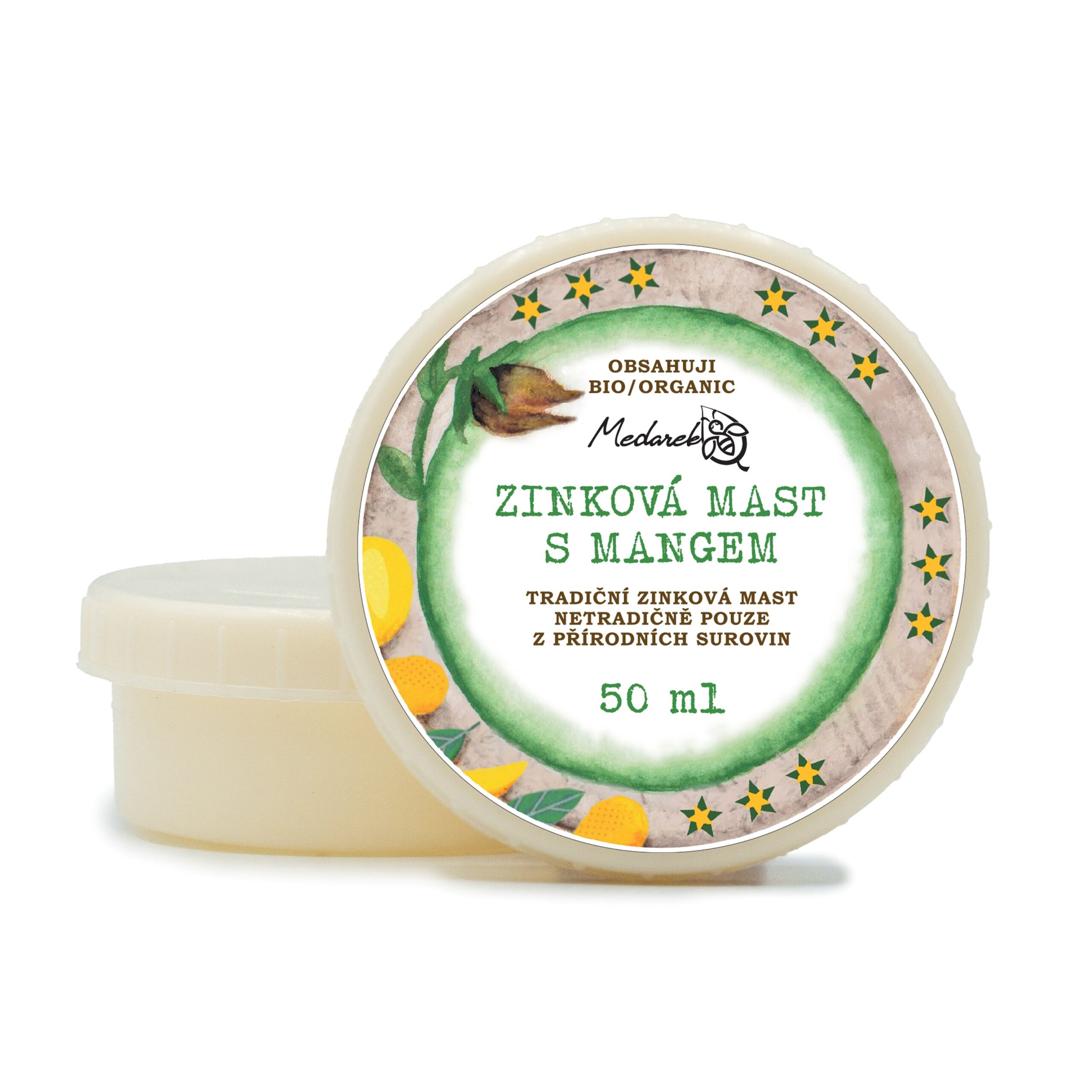 Medarek Zinková mast s mangem (50 ml) - na kožní problémy už od narození